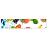 Fruits, Drip, Fruit, Paint, Spring Small Premium Plush Fleece Scarf