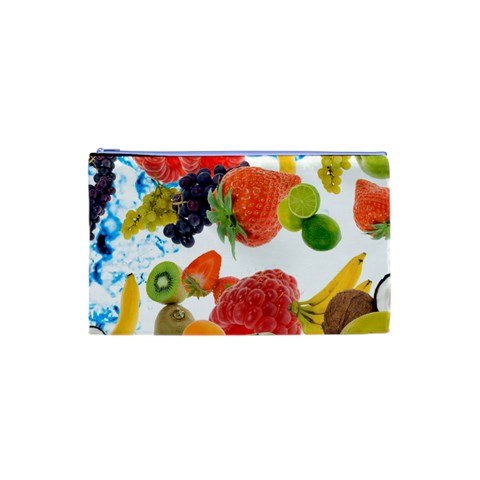 Fruits, Drip, Fruit, Paint, Spring Cosmetic Bag (XS) from ArtsNow.com Front