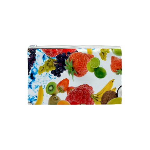 Fruits, Drip, Fruit, Paint, Spring Cosmetic Bag (XS) from ArtsNow.com Front