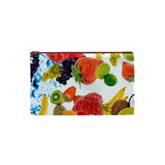 Fruits, Drip, Fruit, Paint, Spring Cosmetic Bag (XS) from ArtsNow.com Front