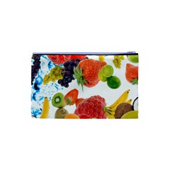 Fruits, Drip, Fruit, Paint, Spring Cosmetic Bag (XS) from ArtsNow.com Back