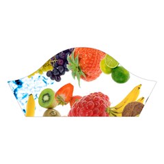 Fruits, Drip, Fruit, Paint, Spring Cotton Crop Top from ArtsNow.com Left Sleeve