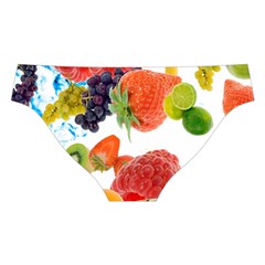 Fruits, Drip, Fruit, Paint, Spring Cross Back Hipster Bikini Set from ArtsNow.com Back Under