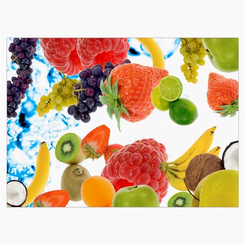 Fruits, Drip, Fruit, Paint, Spring Roll Up Canvas Pencil Holder (L) from ArtsNow.com Front