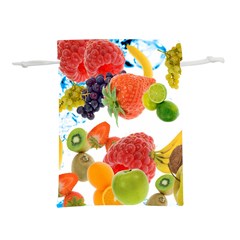 Fruits, Drip, Fruit, Paint, Spring Lightweight Drawstring Pouch (L) from ArtsNow.com Front