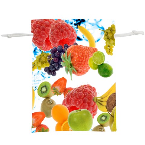 Fruits, Drip, Fruit, Paint, Spring Lightweight Drawstring Pouch (XL) from ArtsNow.com Front