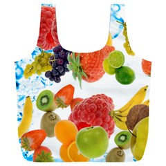 Fruits, Drip, Fruit, Paint, Spring Full Print Recycle Bag (XXL) from ArtsNow.com Back