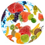 Fruits, Drip, Fruit, Paint, Spring Round Trivet