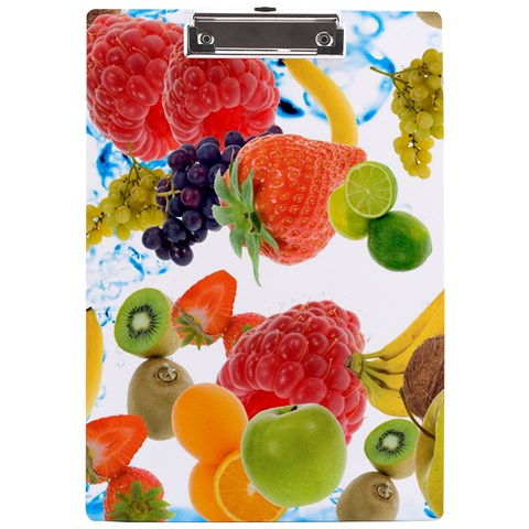 Fruits, Drip, Fruit, Paint, Spring A4 Acrylic Clipboard from ArtsNow.com Front