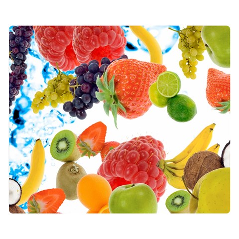 Fruits, Drip, Fruit, Paint, Spring Premium Plush Fleece Blanket (Small) from ArtsNow.com 50 x40  Blanket Front