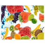 Fruits, Drip, Fruit, Paint, Spring Premium Plush Fleece Blanket (Medium)