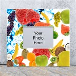 Fruits, Drip, Fruit, Paint, Spring White Wall Photo Frame 5  x 7 