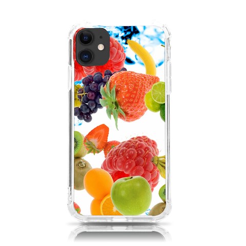 Fruits, Drip, Fruit, Paint, Spring iPhone 11 TPU UV Print Case from ArtsNow.com Front