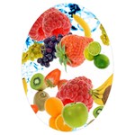 Fruits, Drip, Fruit, Paint, Spring UV Print Acrylic Ornament Oval