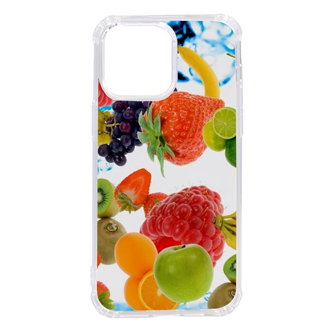 Fruits, Drip, Fruit, Paint, Spring iPhone 14 Pro Max TPU UV Print Case from ArtsNow.com Front