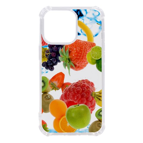 Fruits, Drip, Fruit, Paint, Spring iPhone 13 Pro TPU UV Print Case from ArtsNow.com Front