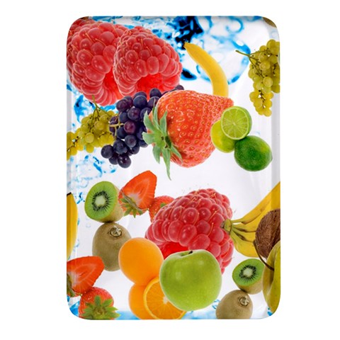 Fruits, Drip, Fruit, Paint, Spring Rectangular Glass Fridge Magnet (4 pack) from ArtsNow.com Front