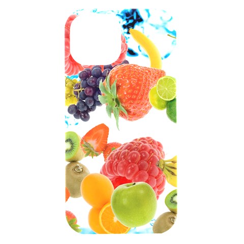 Fruits, Drip, Fruit, Paint, Spring iPhone 15 Black UV Print PC Hardshell Case from ArtsNow.com Front