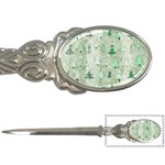 Green Christmas Trees, Cute, Doodle Letter Opener