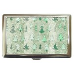 Green Christmas Trees, Cute, Doodle Cigarette Money Case