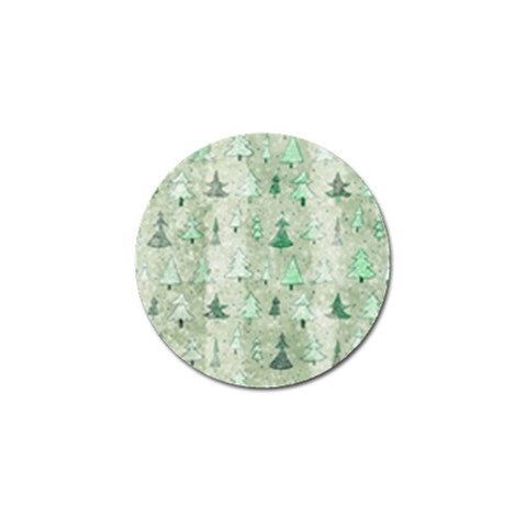 Green Christmas Trees, Cute, Doodle Golf Ball Marker (4 pack) from ArtsNow.com Front