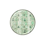 Green Christmas Trees, Cute, Doodle Hat Clip Ball Marker (4 pack)