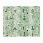 Green Christmas Trees, Cute, Doodle Small Glasses Cloth