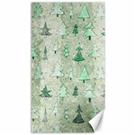 Green Christmas Trees, Cute, Doodle Canvas 40  x 72 