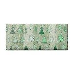 Green Christmas Trees, Cute, Doodle Hand Towel