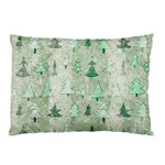 Green Christmas Trees, Cute, Doodle Pillow Case