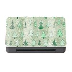 Green Christmas Trees, Cute, Doodle Memory Card Reader with CF