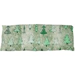 Green Christmas Trees, Cute, Doodle 15 x40  Body Pillow Case Dakimakura (Two Sides)