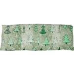 Green Christmas Trees, Cute, Doodle 25 x67  Body Pillow Case Dakimakura (Two Sides)