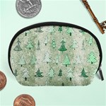 Green Christmas Trees, Cute, Doodle Accessory Pouch (Large)