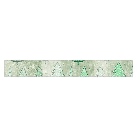 Green Christmas Trees, Cute, Doodle Make Up Case (Large) from ArtsNow.com Zipper Back