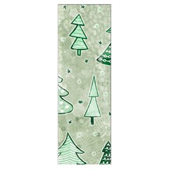 Green Christmas Trees, Cute, Doodle Women s Crop Top Pleated Skater Rave Skirt from ArtsNow.com PLR