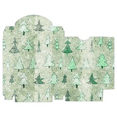 Green Christmas Trees, Cute, Doodle Playing Cards Single Design (Rectangle) with Custom Box from ArtsNow.com Poker Box