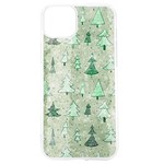 Green Christmas Trees, Cute, Doodle iPhone 15 TPU UV Print Case