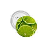 Lime Slices Close Up, Fresh, Fruit, Green Lemon 1.75  Buttons