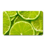 Lime Slices Close Up, Fresh, Fruit, Green Lemon Magnet (Rectangular)