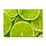 Lime Slices Close Up, Fresh, Fruit, Green Lemon Sticker A4 (10 pack)