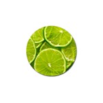 Lime Slices Close Up, Fresh, Fruit, Green Lemon Golf Ball Marker (10 pack)