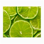 Lime Slices Close Up, Fresh, Fruit, Green Lemon Small Glasses Cloth