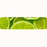 Lime Slices Close Up, Fresh, Fruit, Green Lemon Large Bar Mat