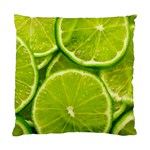 Lime Slices Close Up, Fresh, Fruit, Green Lemon Standard Cushion Case (One Side)