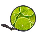 Lime Slices Close Up, Fresh, Fruit, Green Lemon Classic 20-CD Wallets