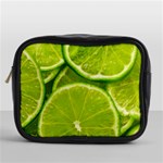 Lime Slices Close Up, Fresh, Fruit, Green Lemon Mini Toiletries Bag (One Side)