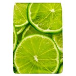 Lime Slices Close Up, Fresh, Fruit, Green Lemon Removable Flap Cover (L)