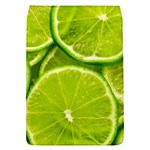 Lime Slices Close Up, Fresh, Fruit, Green Lemon Removable Flap Cover (S)