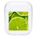 Lime Slices Close Up, Fresh, Fruit, Green Lemon Hard PC AirPods 1/2 Case